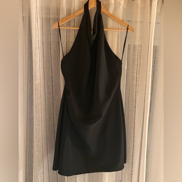 Aritzia Audience Black Halter Dress NWT - Picture 5 of 7